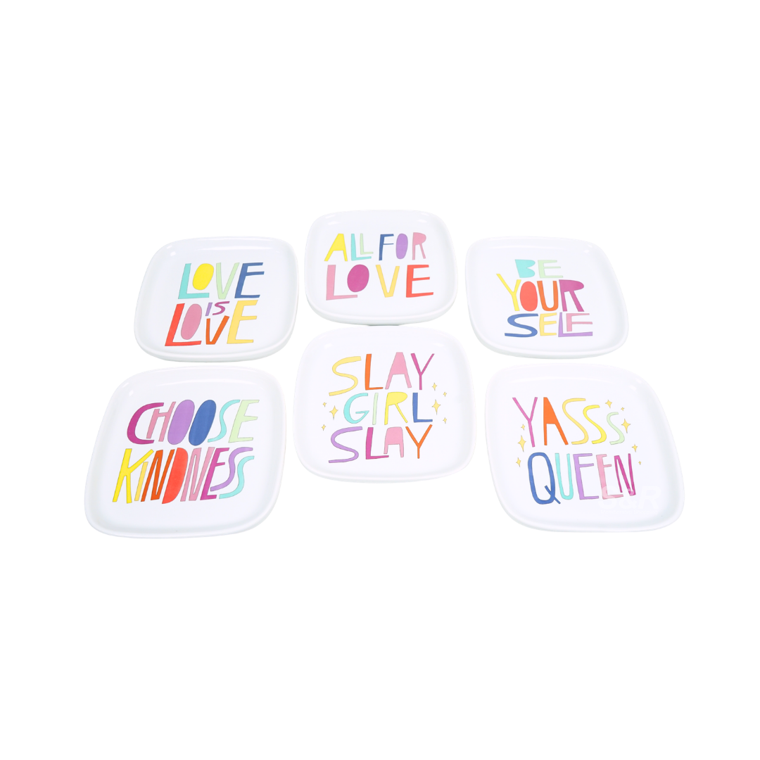 Gallery 6-piece Appetizer Plate Set